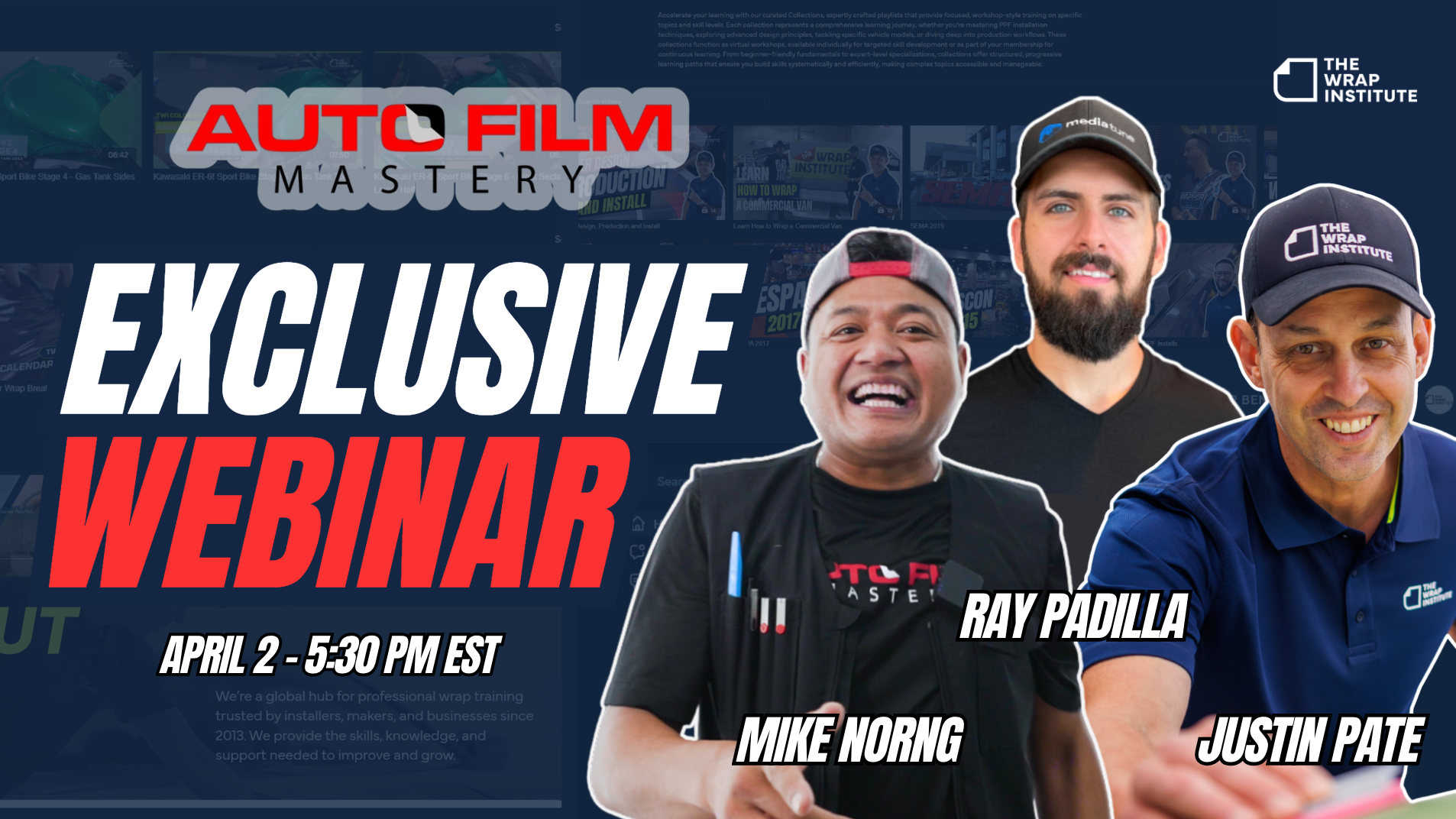 Live Webinar Presentation