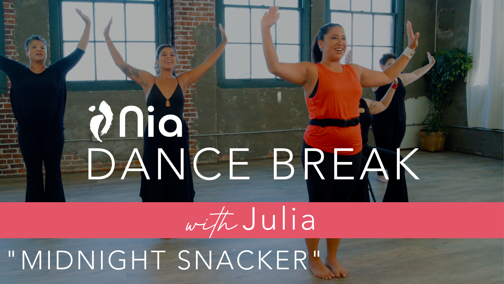 Nia Dance Break with Julia "Midnight Snacker" 7 minutes Nia® On Demand