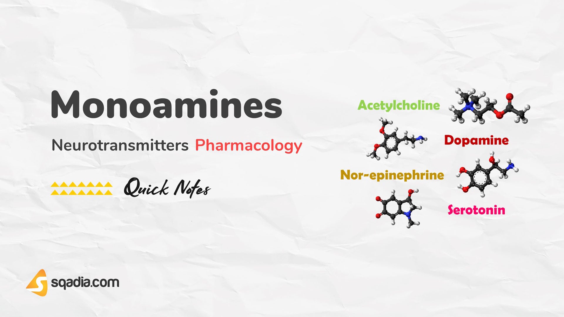 Neurotransmitters Pharmacology Monoamines Neurotransmitters Pharmacology Monoamines