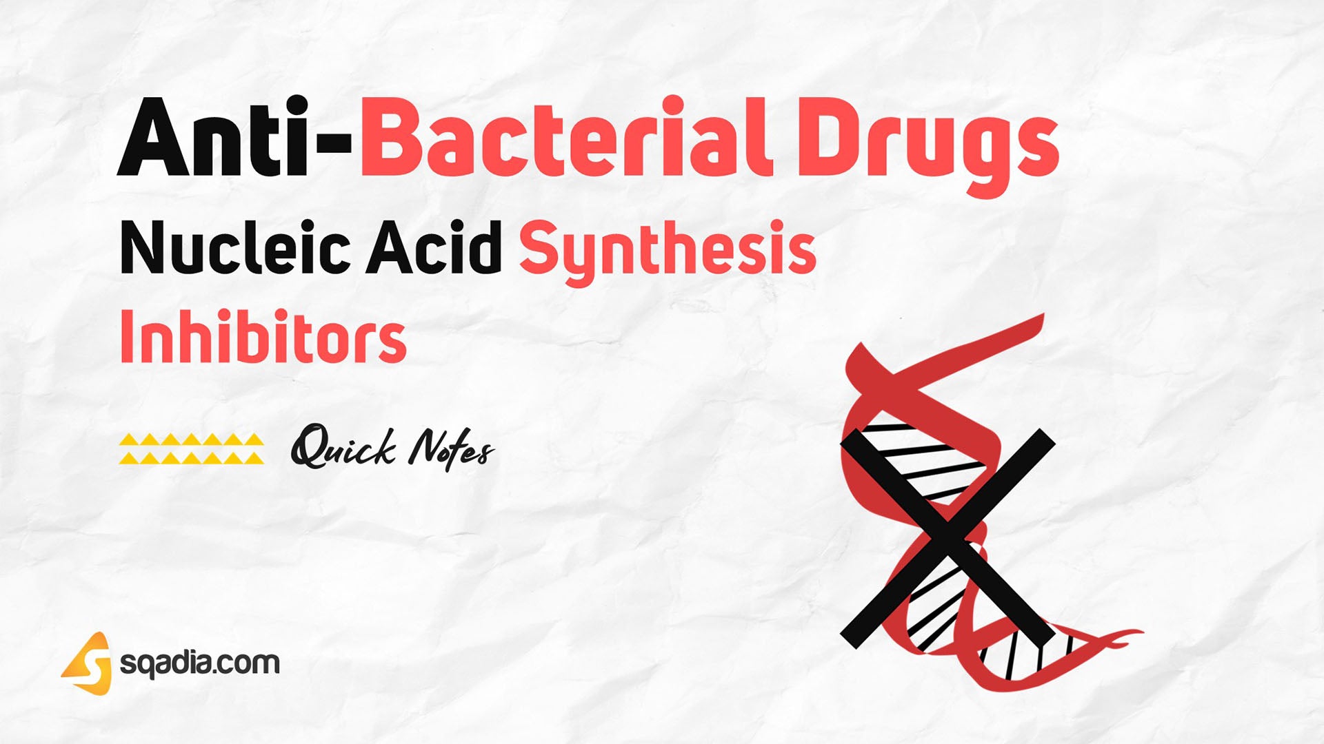AntiBacterial Drugs Nucleic Acid Synthesis Inhibition Introduction