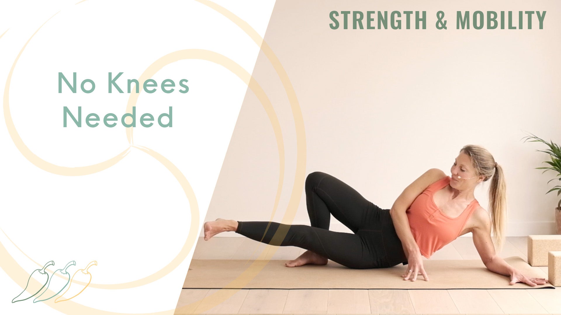 No knees needed Connected Yoga