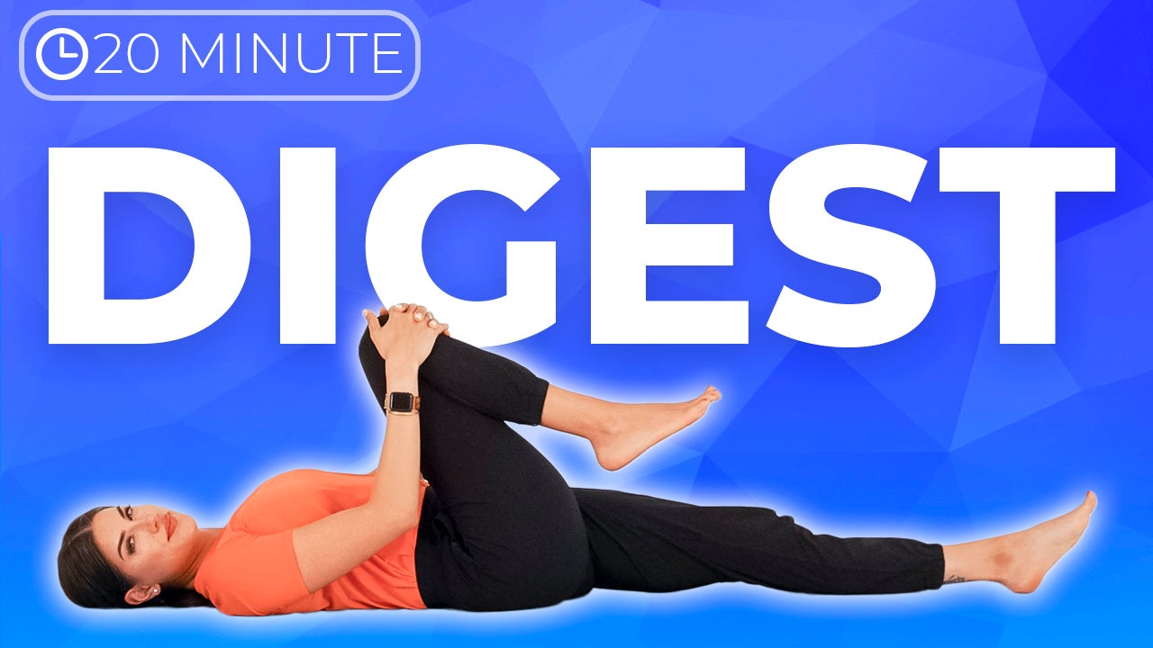 20 min Digest Yoga (Yoga for Bloating, Digestion & Trapped Gas