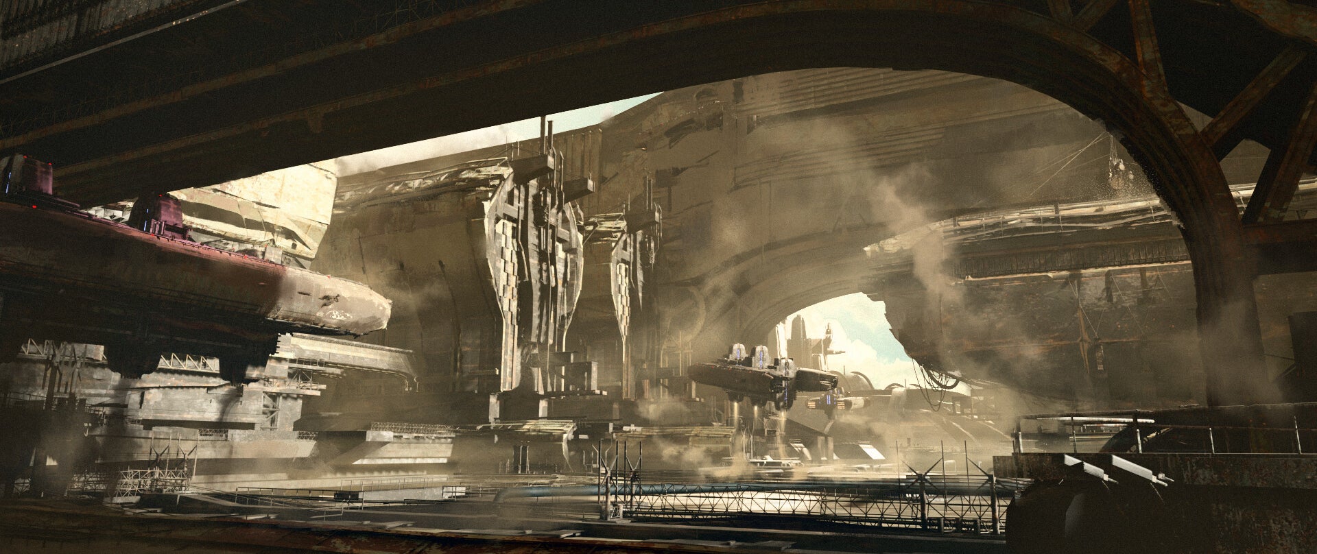 Sci Fi Environment Concept Art
