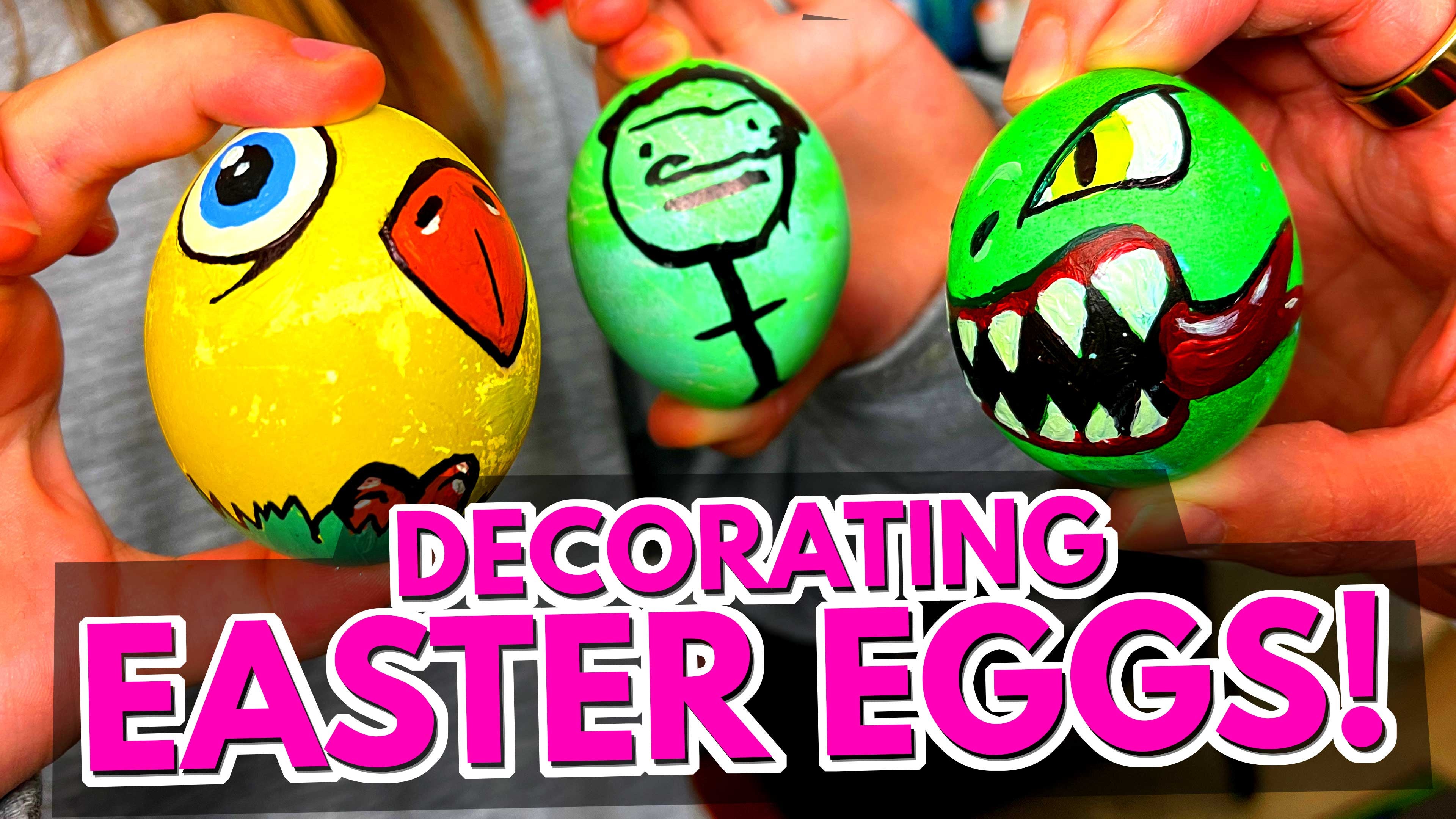 Decorating Crazy Easter Eggs Art For Kids Hub