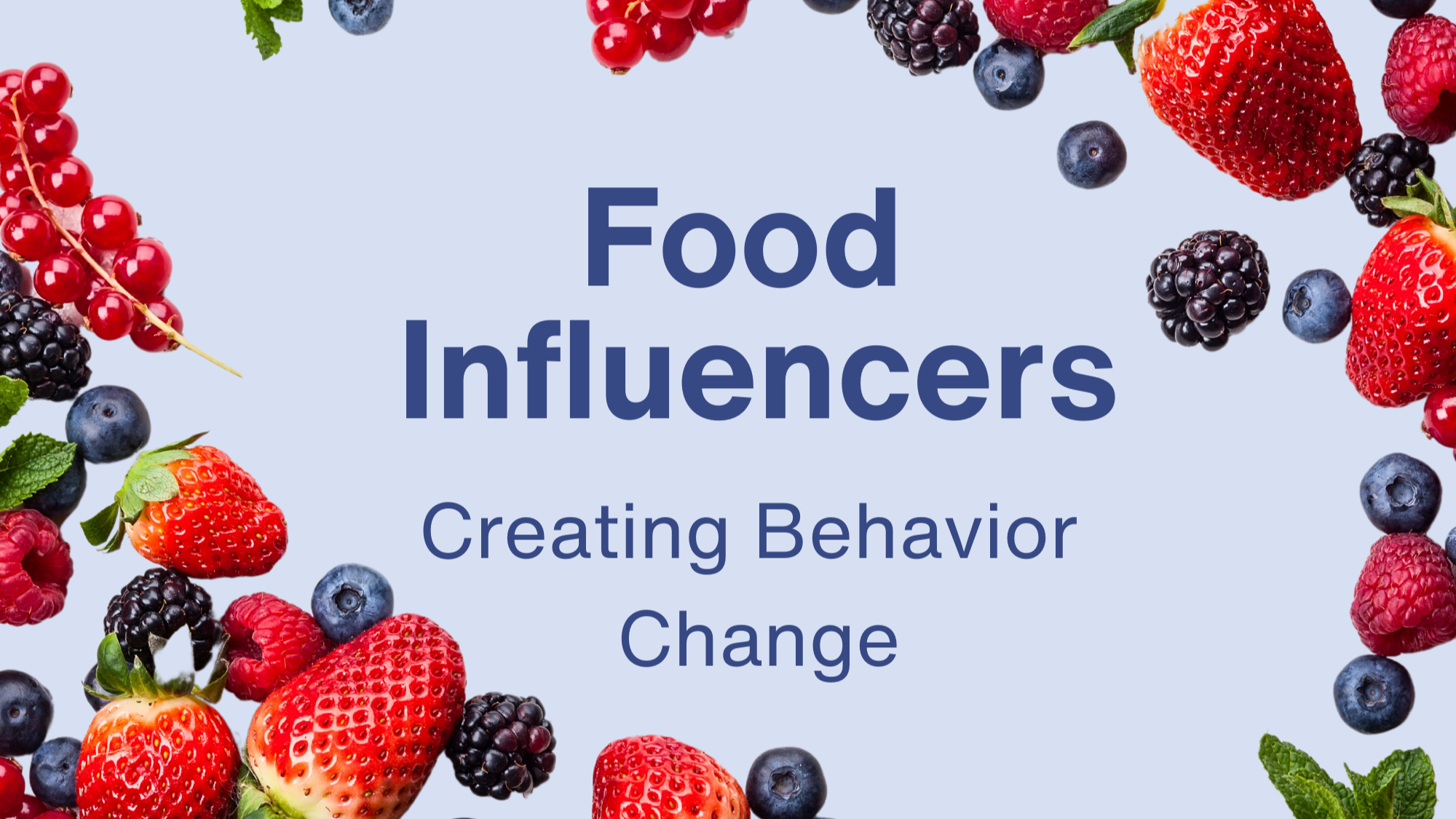 Food Influencers
