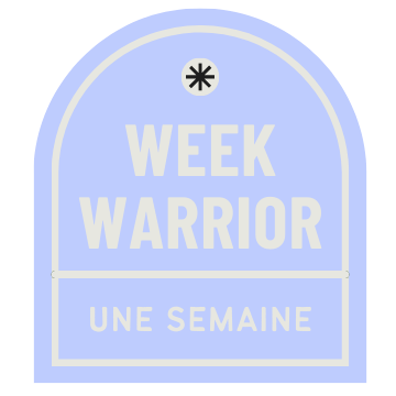 Image pour le badge WEEK WARRIOR.