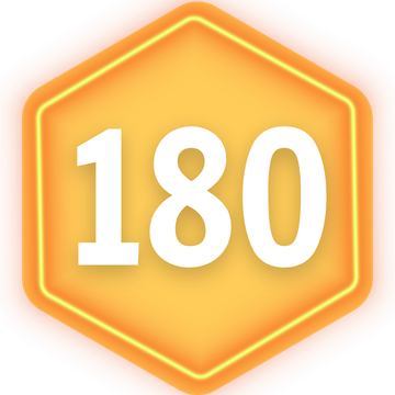 Image for the badge 180-Day Unwavering Guardian.