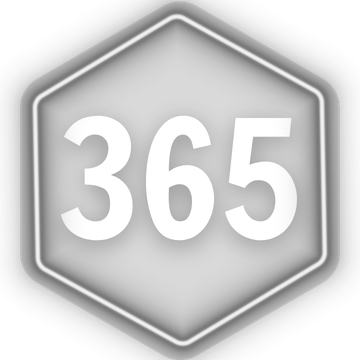 Image for the badge 365-Day Eternal Luminary.