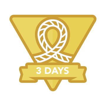 Image for the badge 3 Days.