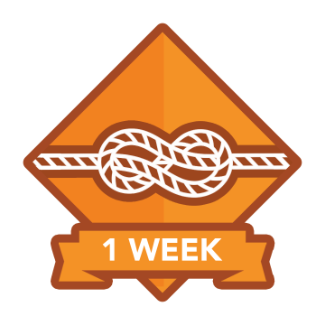 Image for the badge One Week.