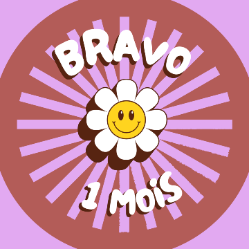 Image pour le badge Médaille 1 MOIS!.