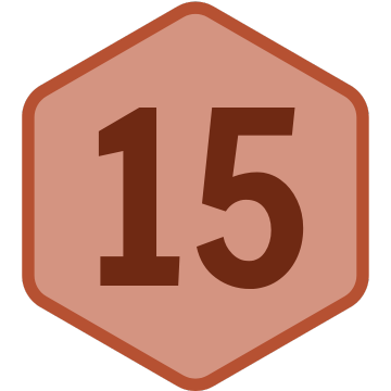 Image for the badge 15-Day Master of Consistency.
