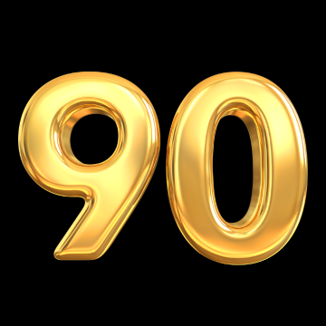 Image for the badge 90 DAY CHALLENGE COMPLETE.