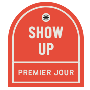 Image pour le badge SHOW UP.