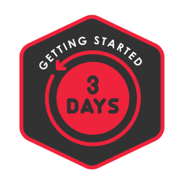 Image for the badge 3-Day Learning Streak | Getting Started.