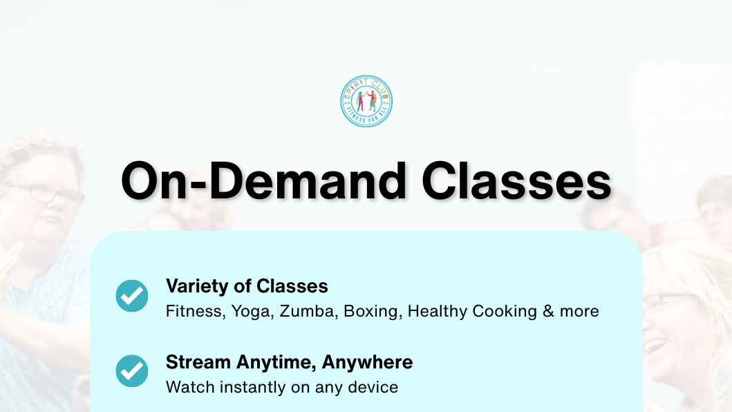 1. SPIRIT Club Unlimited On-Demand Classes