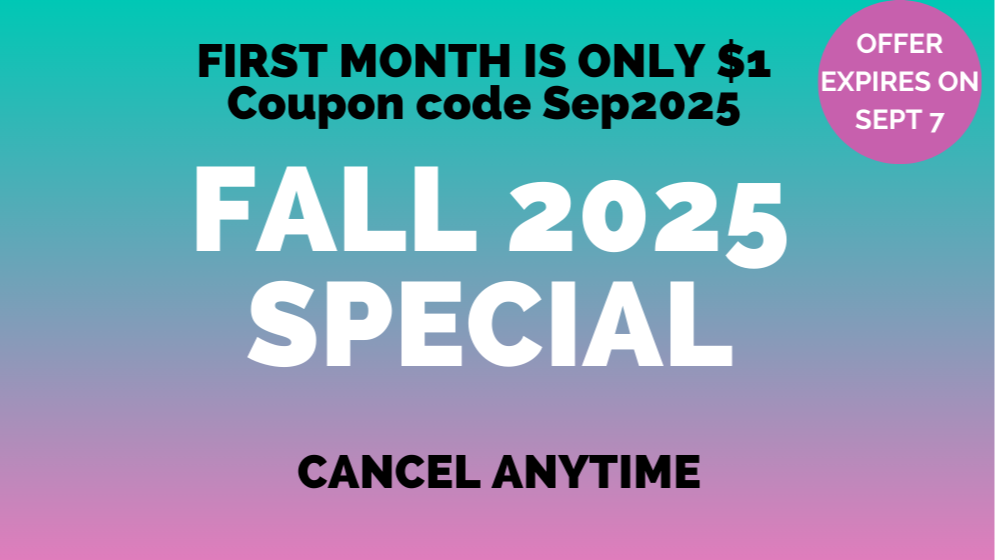 Fall Monthly Membership and Get Back To Exercise Challenge