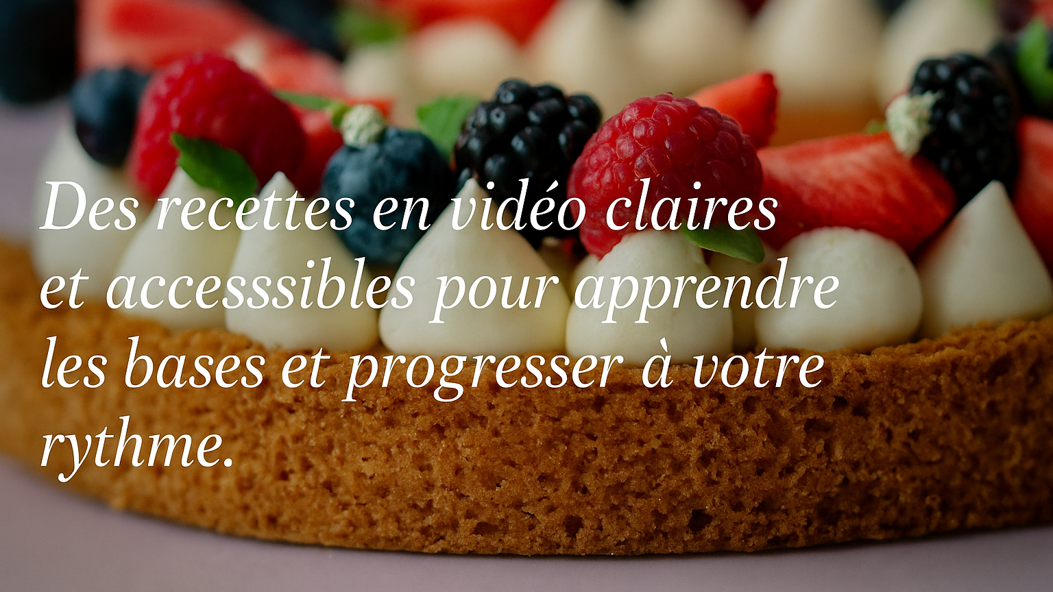 Apprendre la pâtisserie française – Formule mensuelle