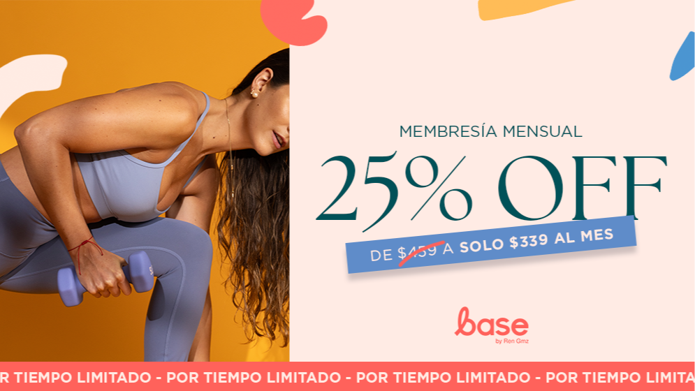 Mensual | 25% OFF | INCLUYE SCULPT ABS