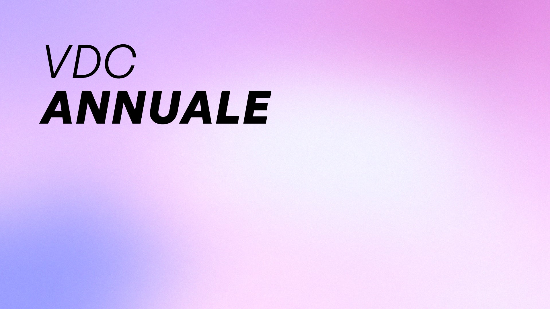 VDC Annuale