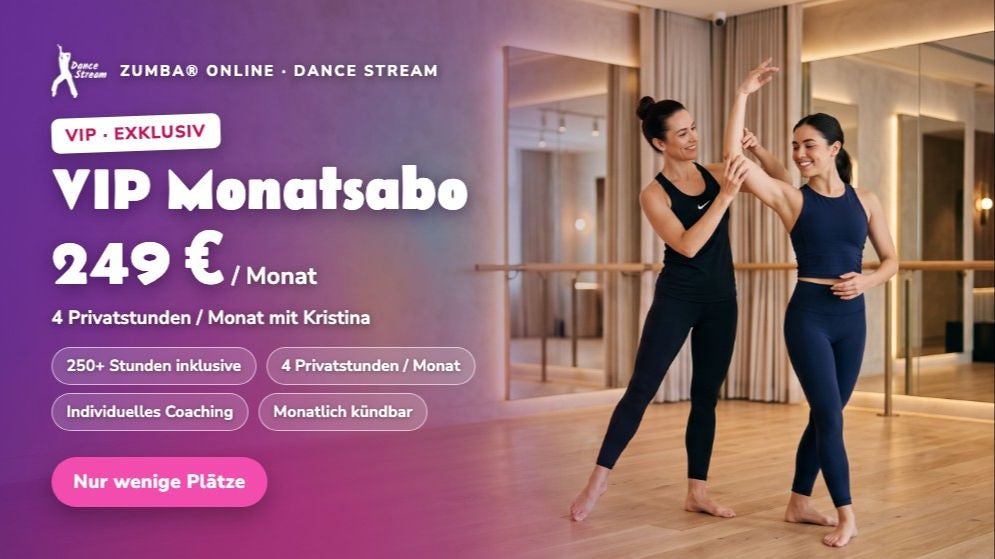 250+ Std. ZUMBA® Online | 4 Privatstunden