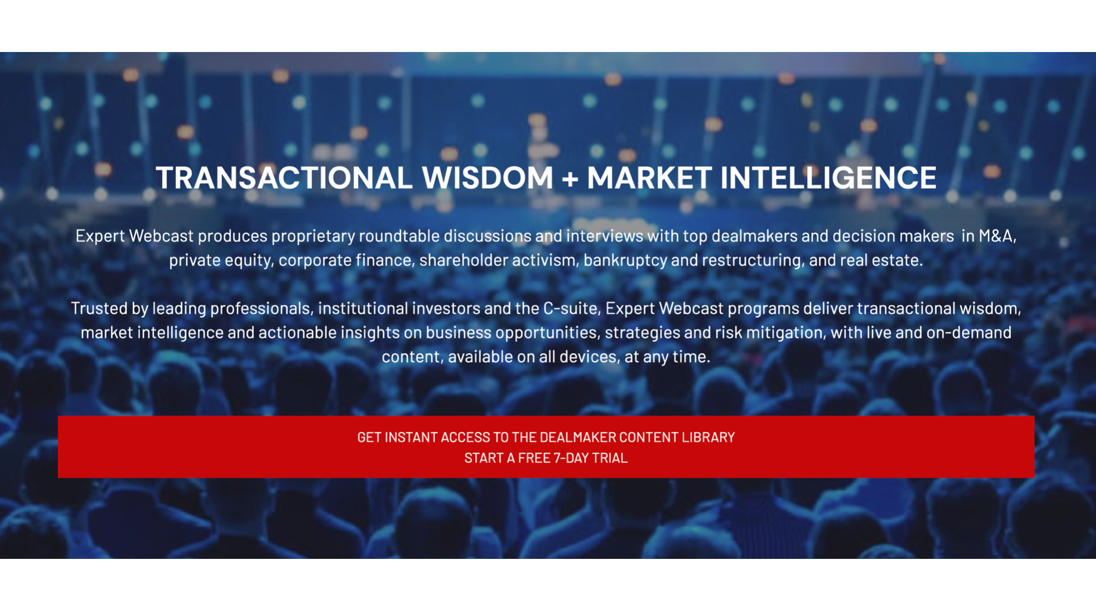 Access Live and On-Demand Programs + Networking