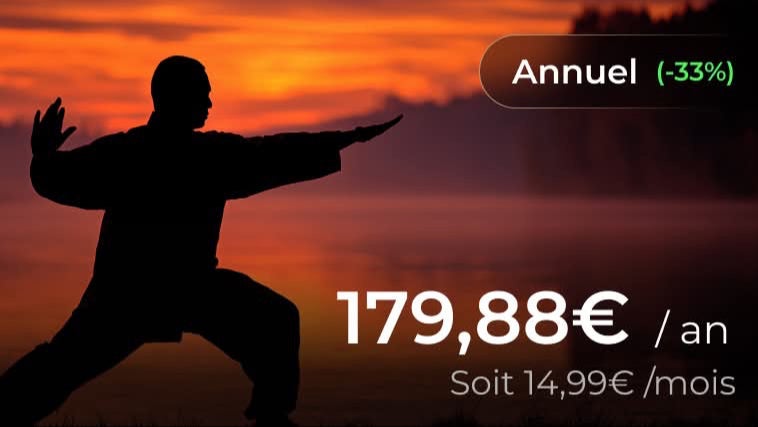 ANNUEL soit 14,99€ le mois