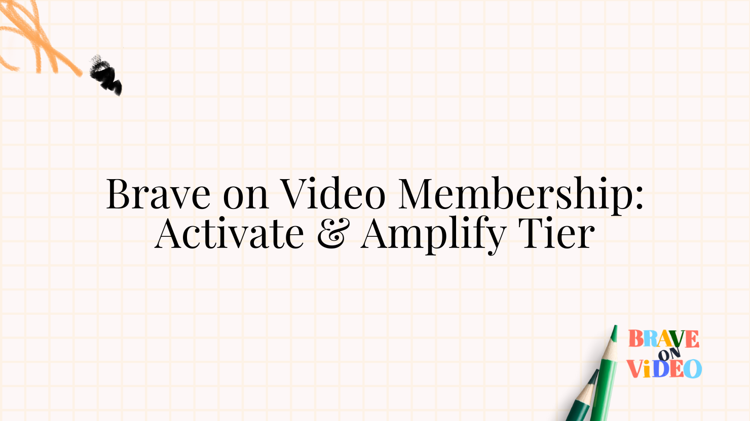 BOV Membership Activate & Amplify Tier (Monthly)