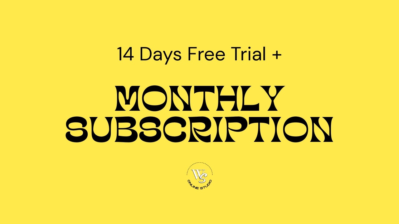 14-Days Free Trial then Monthly Subscription