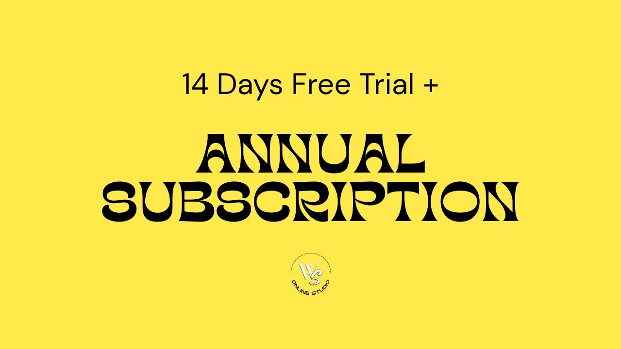 14-Days Free Trial, then Annual Subscription
