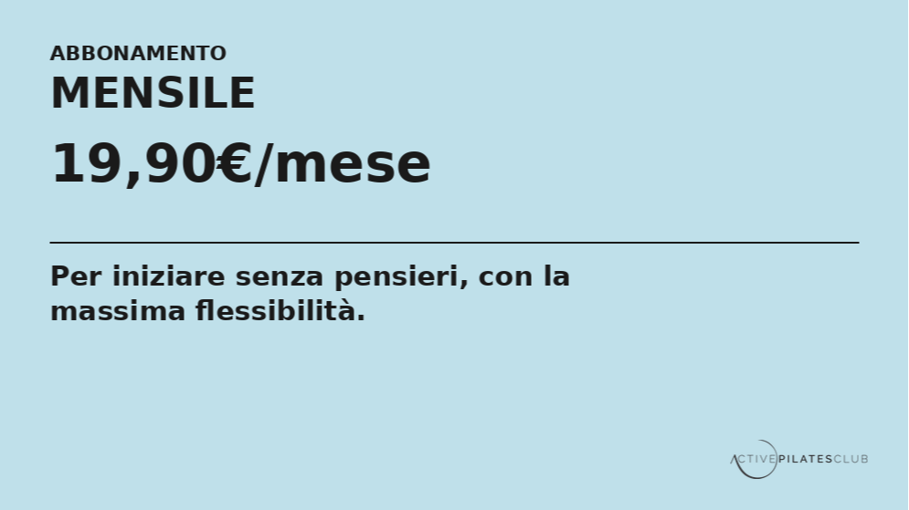 MENSILE — 19,90€/mese