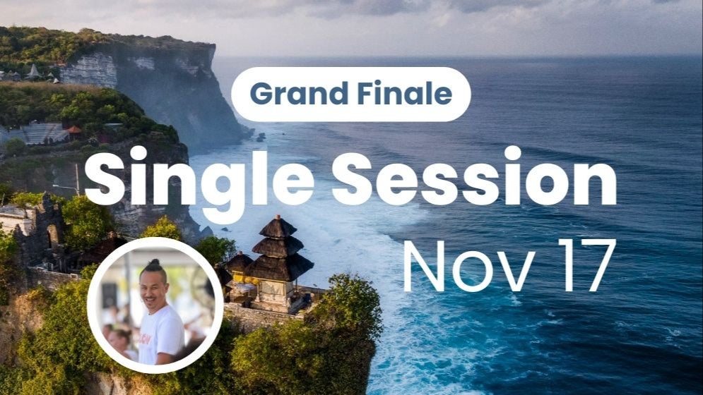 (Nov17) Young Ho Kim | Bali Summit Single Session Pass with 24-hour Replay