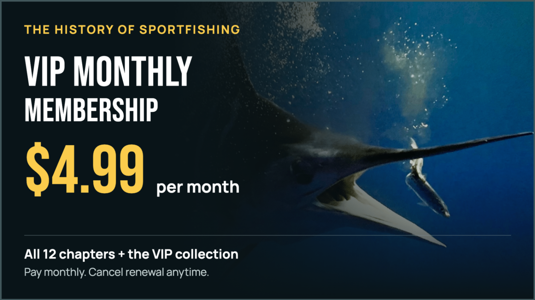VIP Monthly Membership