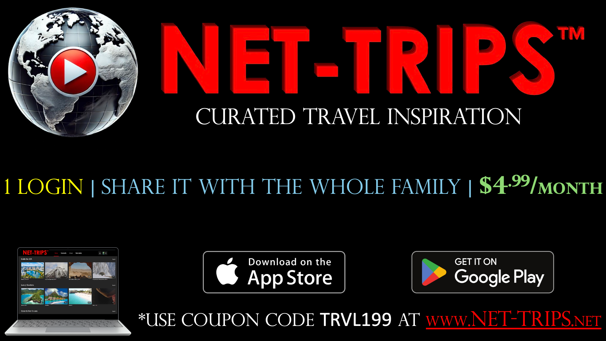 Net-Trips App (Monthly)
