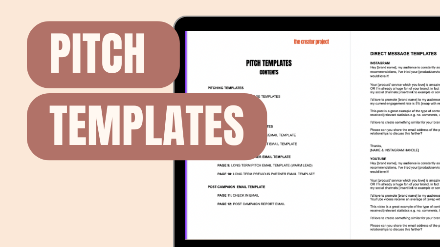 Pitching Templates