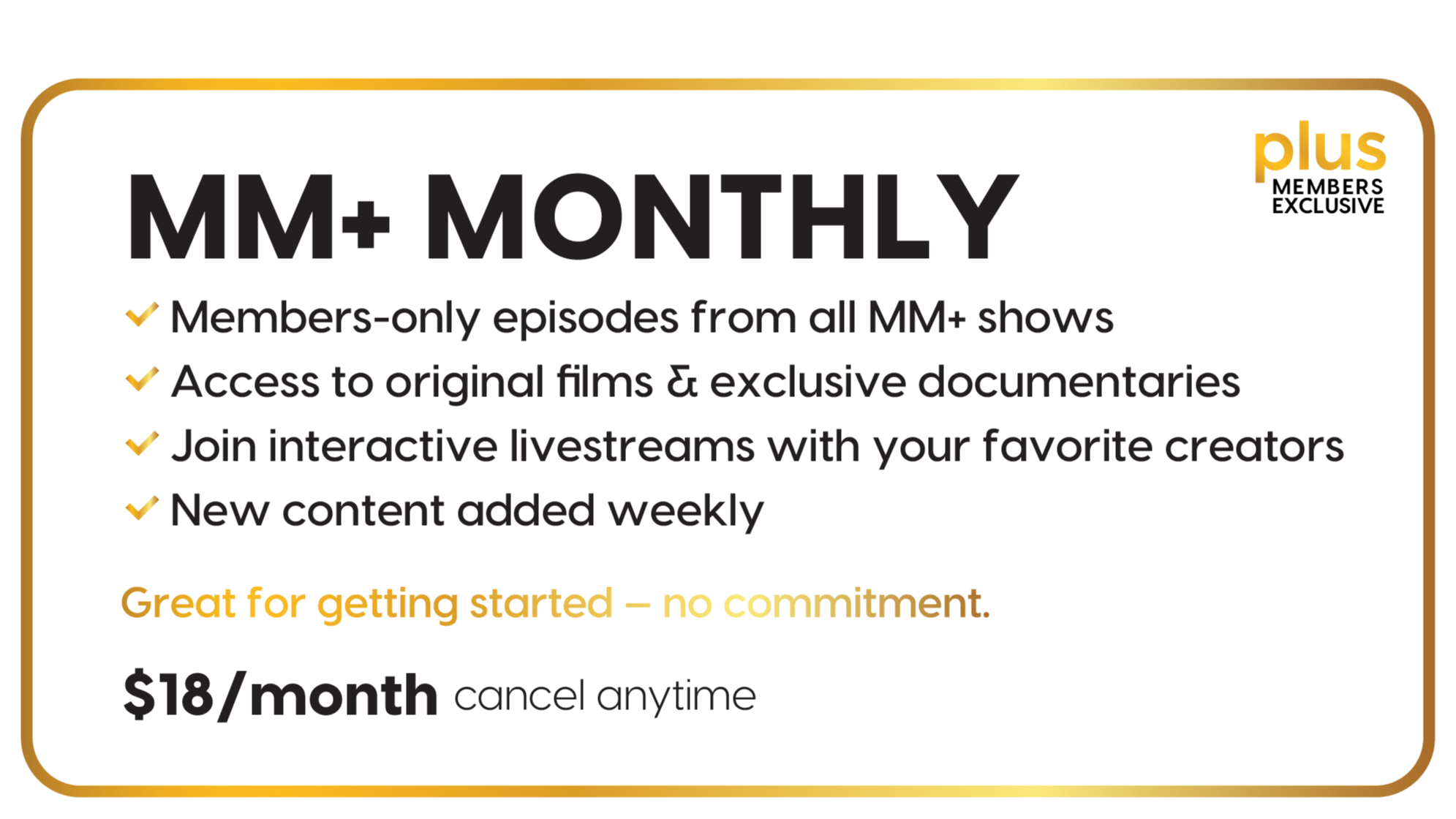 MM+ Monthly