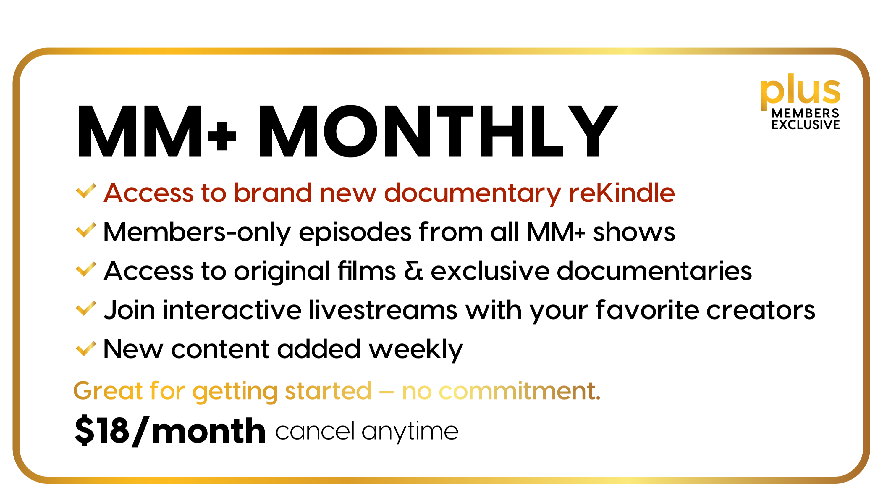 MM+ Monthly