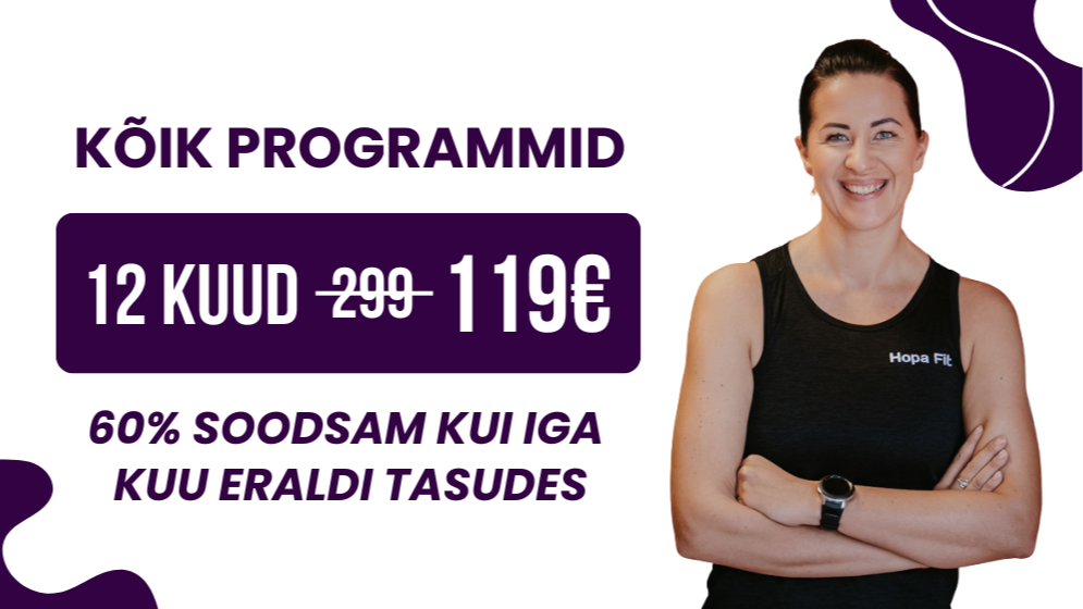 12 KUUD / 119€ (kuu 9.90€)