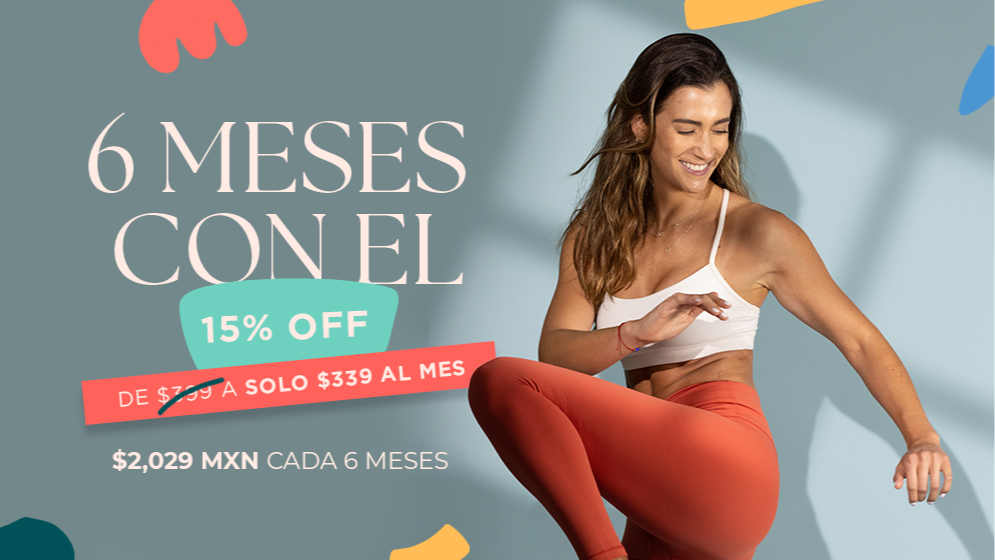6 meses - 15% OFF!!