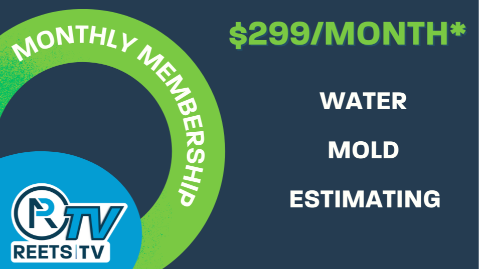 ReetsTV: Water, Mold and Estimating Monthly