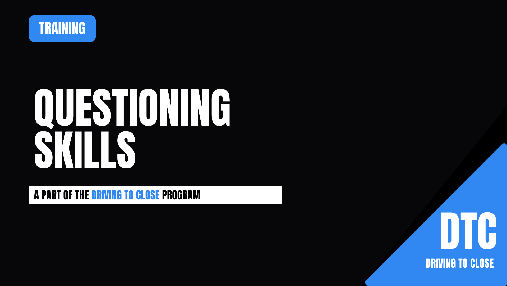 Collection - Questioning Skills