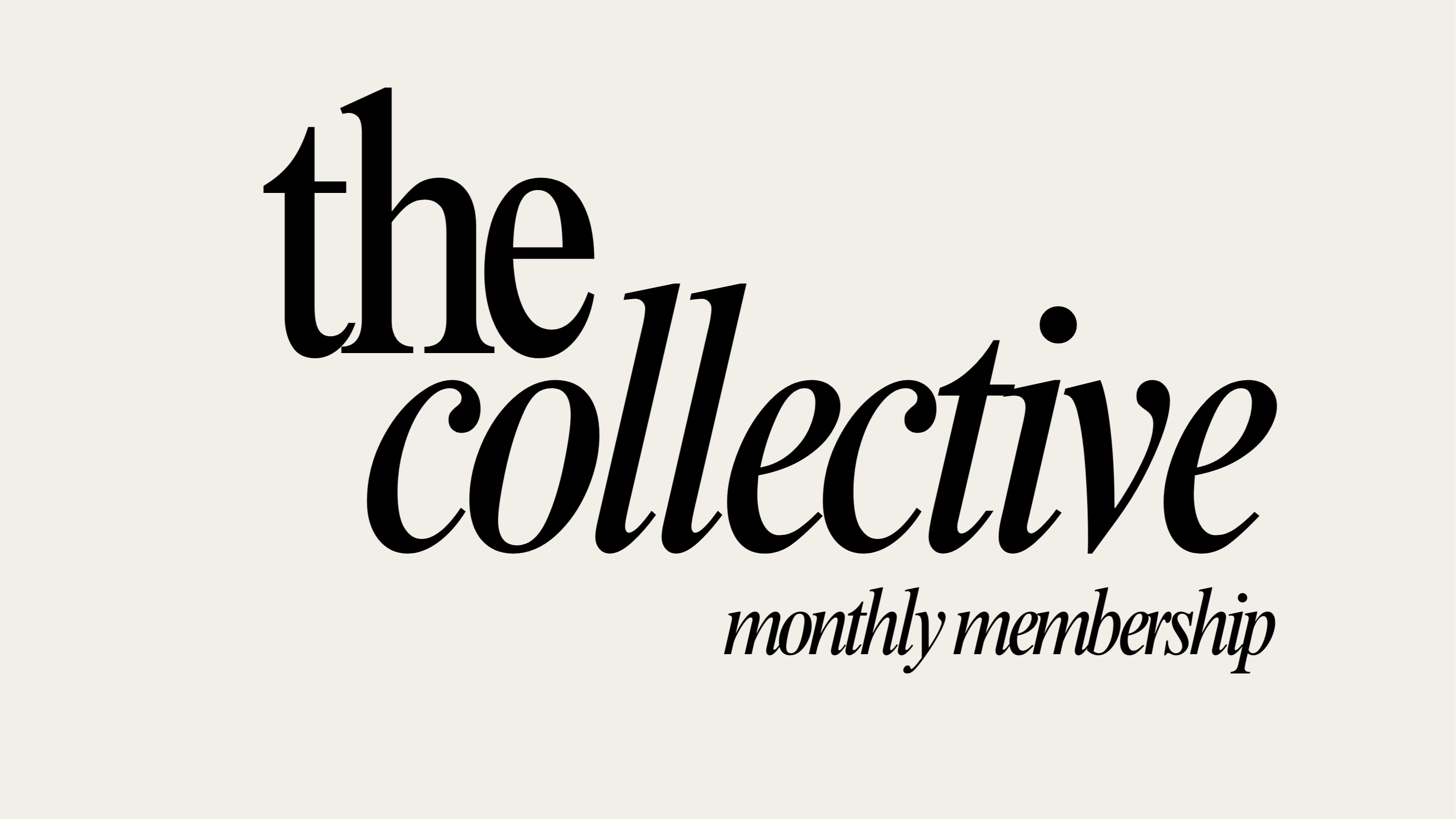 The Rachel Vanoven Collective – Monthly Membership
