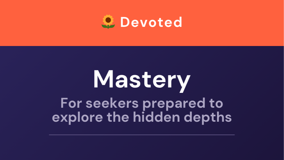 Mastery Plan