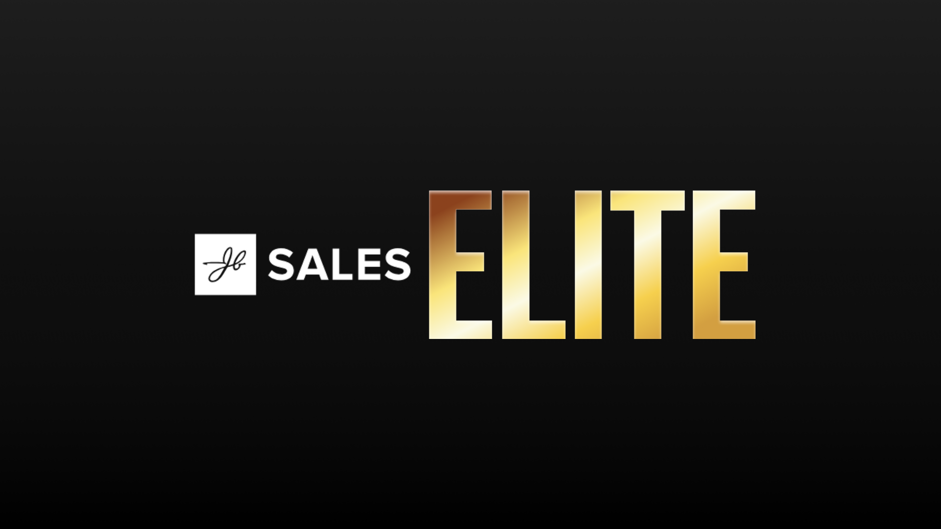JB Sales Elite - 3 month program