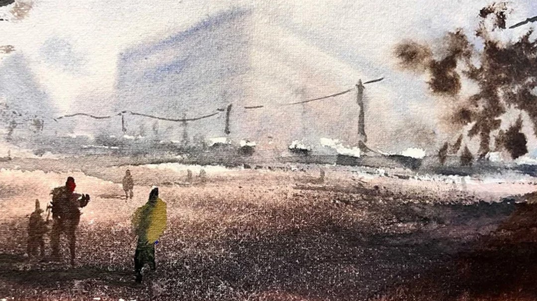 Creating Three-Dimensional Scenes with Watercolours