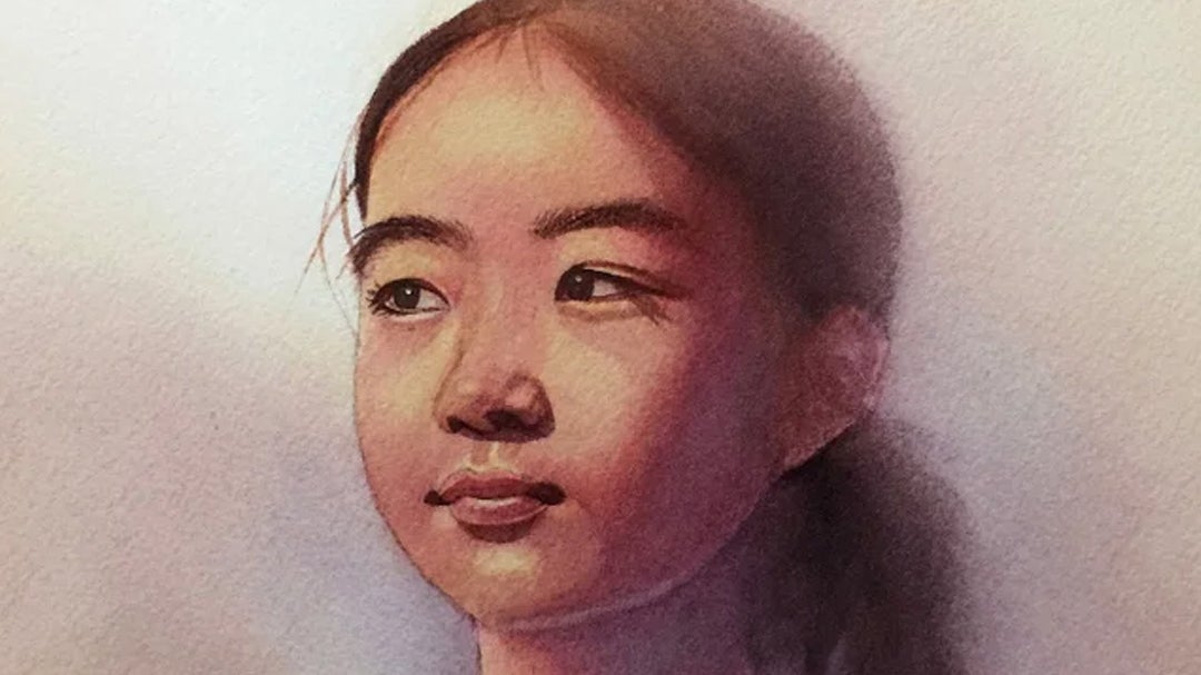 Watercolour Kid Portraits - Mixing Skin Tones