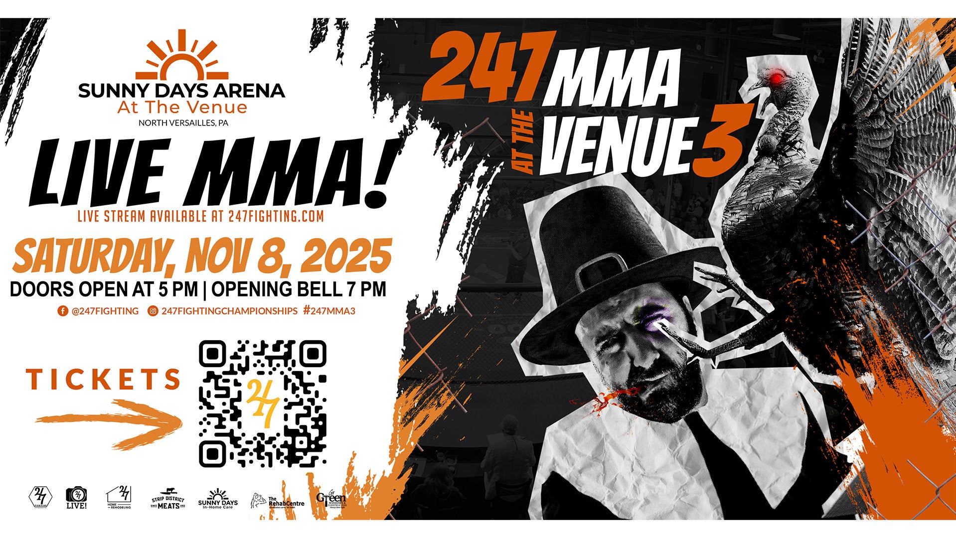 247 MMA at the Venue 3: Live Stream + Replay