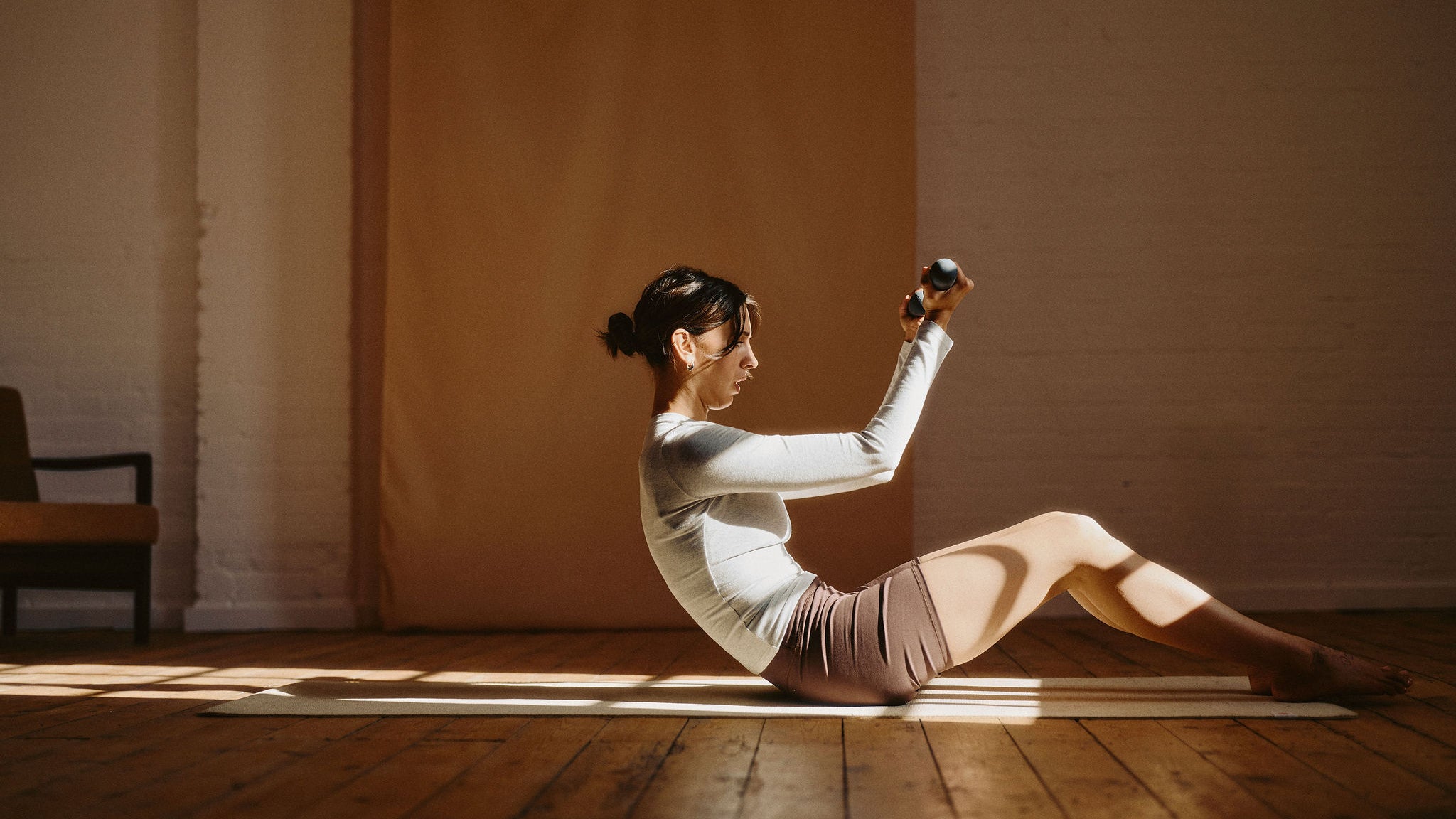 Pilates with Hand Weights Challenge 