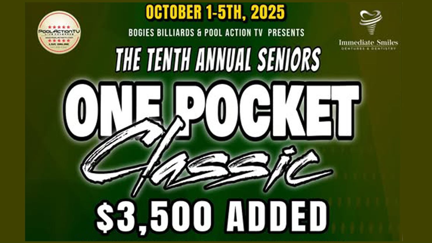 Senior's One Pocket 2025 Wednesday