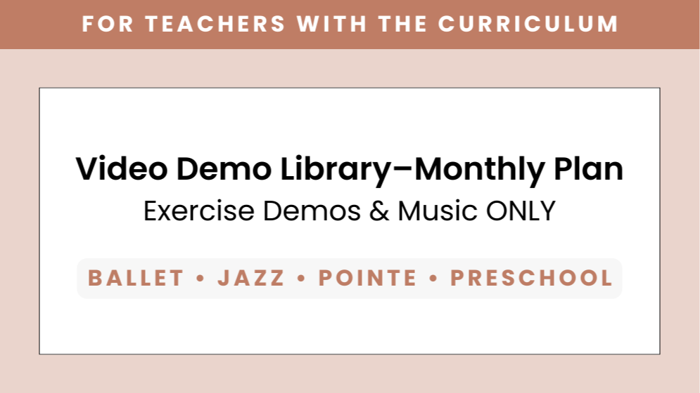 Video Demo Library—Monthly Plan